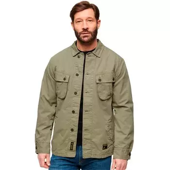 Куртка Superdry Military overshirt, зеленый