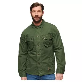 Куртка Superdry Military overshirt, зеленый