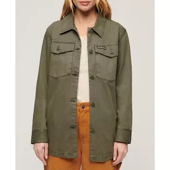 Куртка Superdry Military overshirt, зеленый