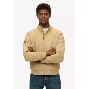 Куртка Superdry Nylon Harrington, бежевый