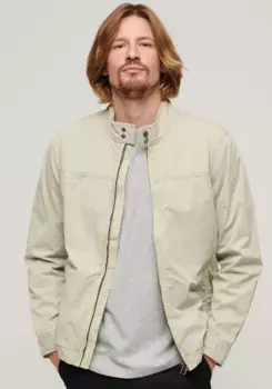 Куртка Superdry Outdoor "SD-CLASSIC HARRINGTON", без капюшона, цвет London Fog Grey