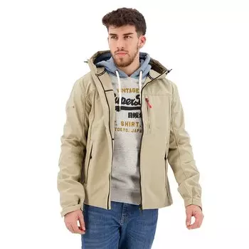 Куртка Superdry Soft Shell rain, бежевый