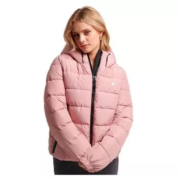 Куртка Superdry Spirit Sports Puffer, розовый