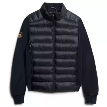 Куртка Superdry Storm Fleece Hybrid bomber, синий/черный
