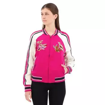 Куртка Superdry Suikajan Embroidered Bomber, розовый