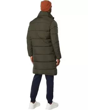 Куртка Superdry Touchline Padded Jacket, цвет Football Grid Khaki