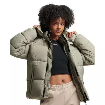 Куртка Superdry Touchline Short Padded, зеленый