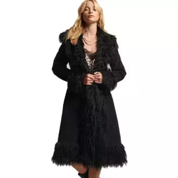 Куртка Superdry Vintage Long Afghan, черный