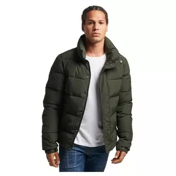 Куртка Superdry Vintage Retro Puffer, зеленый