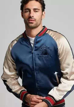 Куртка Superdry ВИНТАЖ СУКАДЖАН, цинково-синий