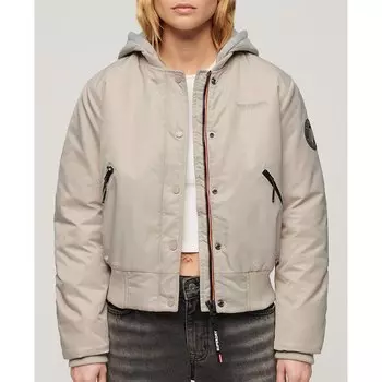 Куртка Superdry W5011654A bomber, бежевый