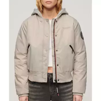 Куртка Superdry W5011654A bomber, бежевый