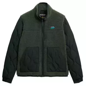 Куртка Superdry W5011934A Fleece, зеленый