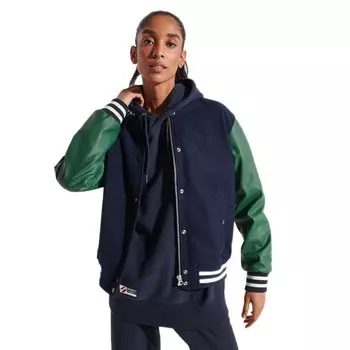 Куртка Superdry Wool Varsity Baseball, синий
