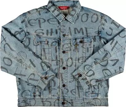 Куртка Supreme Black Ark Denim Trucker Jacket 'Blue', синий