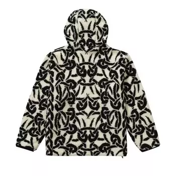 Куртка Supreme Celtic Knot Reversible WINDSTOPPER Fleece Hooded Jacket Stone, кремовый