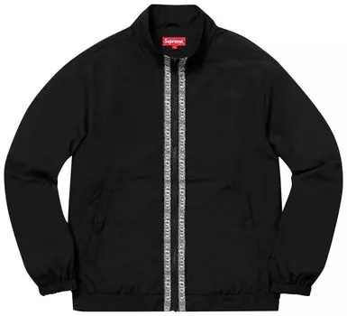 Куртка Supreme Classic Logo Taping Track Jacket 'Black', черный