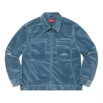 Куртка Supreme Corduroy Zip Jacket 'Teal'