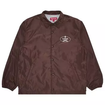 Куртка Supreme Crest Coaches Jacket 'Brown', коричневый