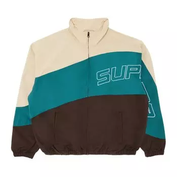 Куртка Supreme Curve Track Jacket, коричневый