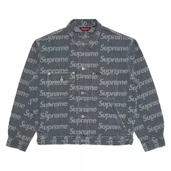 Куртка Supreme Denim Chore Trucker Jacket, синий