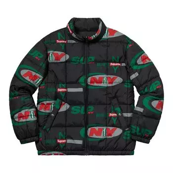 Куртка Supreme NY Reversible Puffy Jacket 'Black', черный