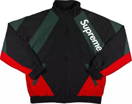 Куртка Supreme Paneled Track Jacket 'Black', черный