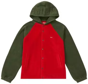 Куртка Supreme Polartec Hooded Raglan Jacket 'Red', красный