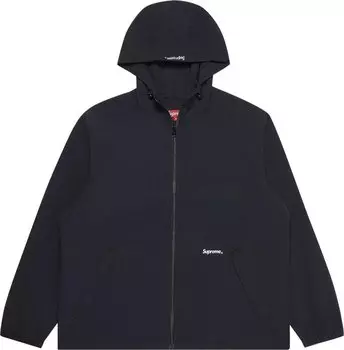 Куртка Supreme Reflective Zip Hooded Jacket 'Black', черный