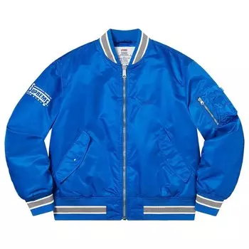 Куртка Supreme Second To None MA-1 Jacket, синий