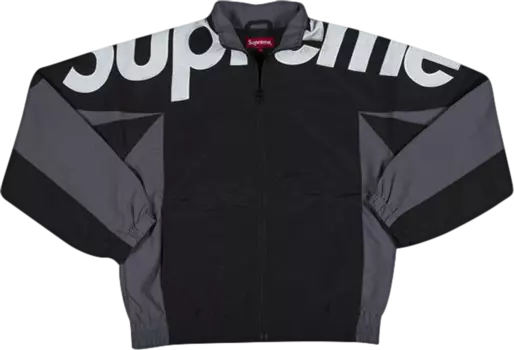 Куртка Supreme Shoulder Logo Track Jacket 'Black', черный