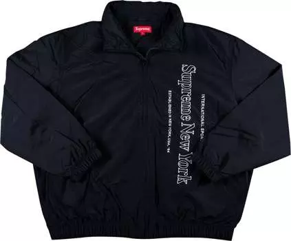 Куртка Supreme Side Logo Track Jacket 'Black', черный