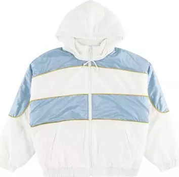 Куртка Supreme Sports Piping Puffy Jacket 'White', белый