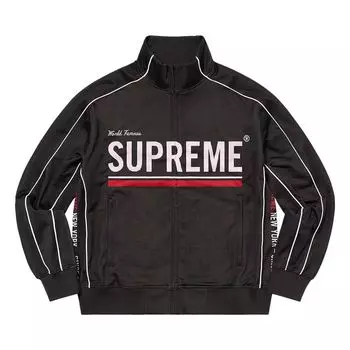 Куртка Supreme World Famous Jacquard Track Jacket 'Black', черный