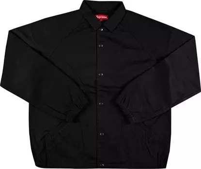 Куртка Supreme x ANTIHERO Snap Front Twill Jacket 'Black', черный
