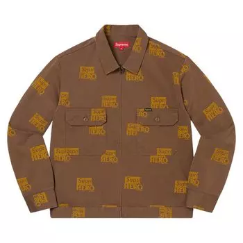 Куртка Supreme x ANTIHERO Work Jacket 'Brown', коричневый