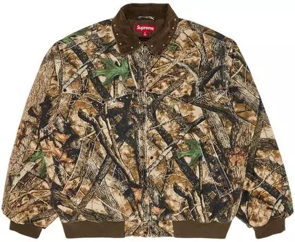 Куртка Supreme x b.b. Simon Studded Work Jacket 'TrueTimber HTC Fall Camo', разноцветный