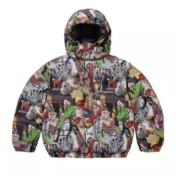 Куртка Supreme x Bless Tapestry Down Puffer Jacket Multicolor, разноцветный