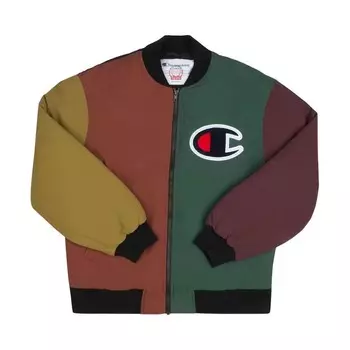 Куртка Supreme x Champion Color Blocked Jacket Multicolor, разноцветный