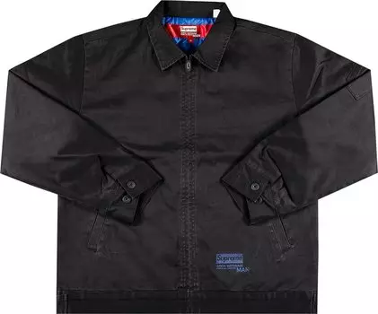 Куртка Supreme x Junya Watanabe x Comme des Garons MAN Printed Work Jacket 'Black', черный
