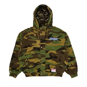 Куртка Supreme x Mitchell & Ness Twill Stadium Jacket Woodland Camo, разноцветный