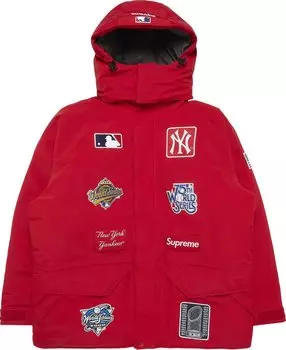 Куртка Supreme x New York Yankees GORE-TEX 700-Fill Down Jacket 'Red', красный