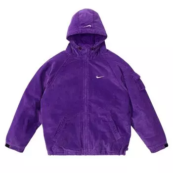 Куртка Supreme x Nike Arc Corduroy Hooded Jacket, фиолетовый