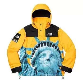 Куртка Supreme x The North Face Crossover Statue of Liberty waterproof Interchange Jacket Unisex Yellow SUP-FW19-907, желтый