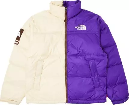 Куртка Supreme x The North Face Split Nuptse 'Tan', загар