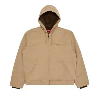 Куртка Supreme x Thrasher Hooded Work Jacket 'Tan', желто-коричневый
