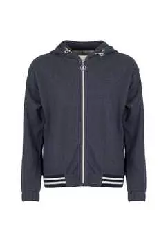 Куртка-Свитшот с эффектом денима и жаккардовой структурой для современного образа Roadsign Australia, синий