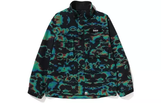 Куртка свободного кроя BAPE Thermography M-65 A Bathing Ape, черный