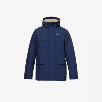 Куртка свободного кроя из переработанного нейлона с фирменным логотипом Isthmus Patagonia, цвет new navy