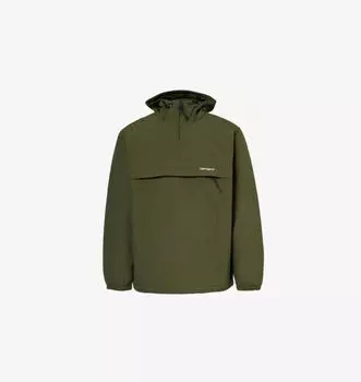 Куртка свободного кроя из ткани с капюшоном и карманами на молнии Carhartt Wip, мультиколор